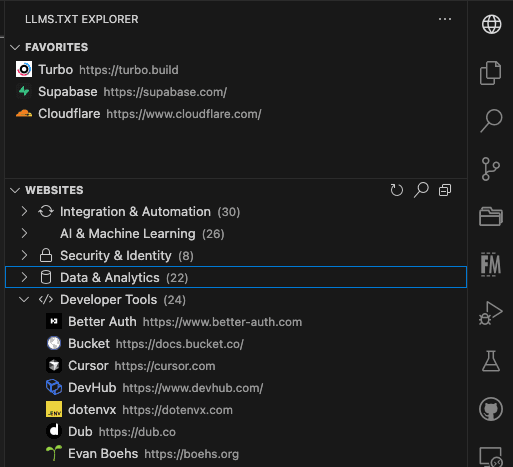 VS Code Extension Screenshot